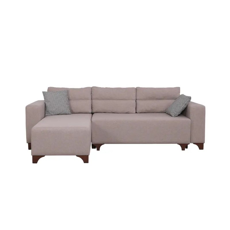 Corner Sofa-Bed Tloft Mini - Cream Cream