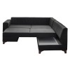 Corner Sofa-Bed West Right - Anthracite Anthracite