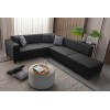Corner Sofa-Bed West Right - Anthracite Anthracite