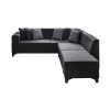 Corner Sofa-Bed West Right - Anthracite Anthracite