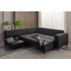 Corner Sofa-Bed West Left - Anthracite Anthracite