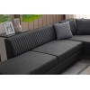 Corner Sofa-Bed West Left - Anthracite Anthracite