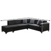 Corner Sofa-Bed West Left - Anthracite Anthracite