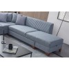Corner Sofa-Bed West Right - Grey Grey