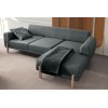 Corner Sofa-Bed Mocha Relax Right - Anthracite Anthracite