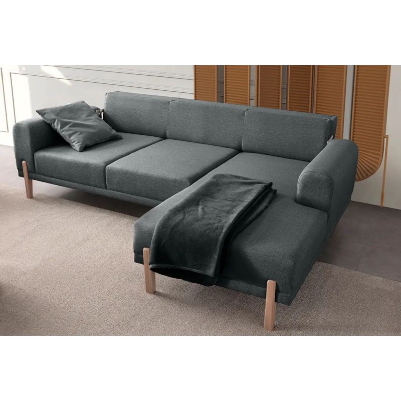 Corner Sofa-Bed Mocha Relax Right - Anthracite Anthracite