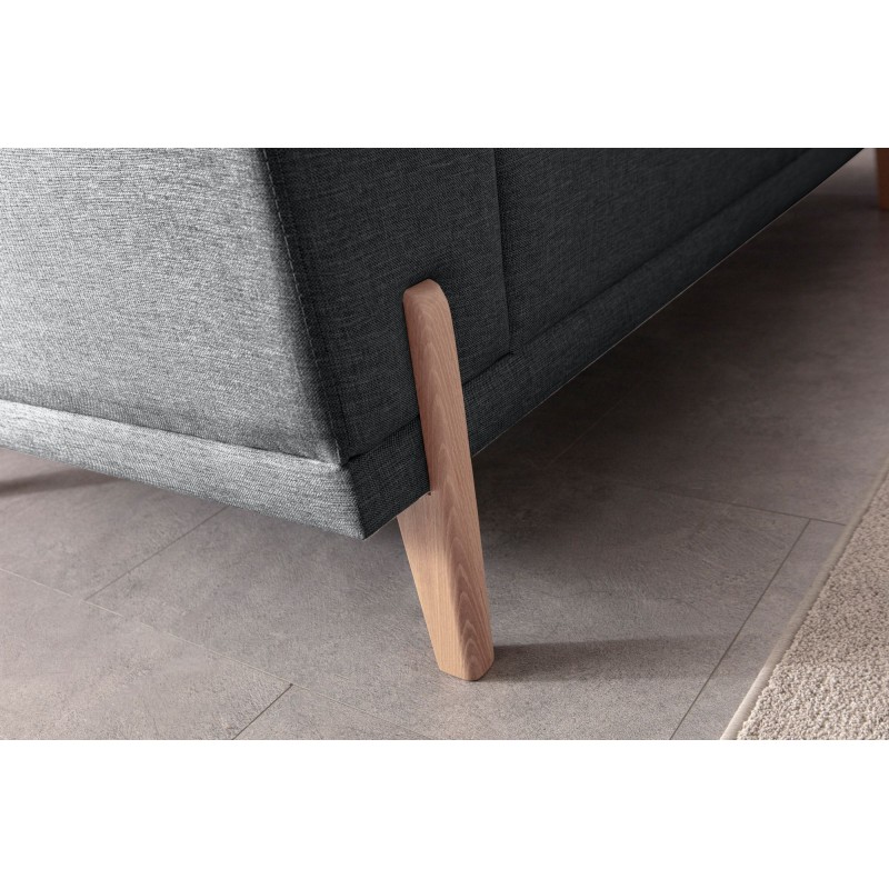 Corner Sofa-Bed Mocha Relax Right - Anthracite Anthracite