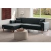 Corner Sofa-Bed Mocha Relax Left - Anthracite Anthracite