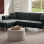Corner Sofa-Bed Mocha Relax Left - Anthracite Anthracite