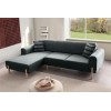 Corner Sofa-Bed Mocha Relax Left - Anthracite Anthracite
