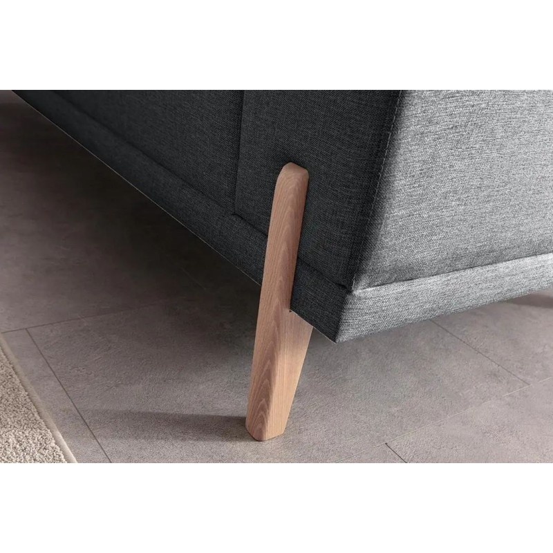 Corner Sofa-Bed Mocha Relax Left - Anthracite Anthracite