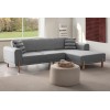 Corner Sofa-Bed Mocha Relax Right - Grey Grey