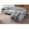 Corner Sofa-Bed Mocha Relax Right - Grey Grey
