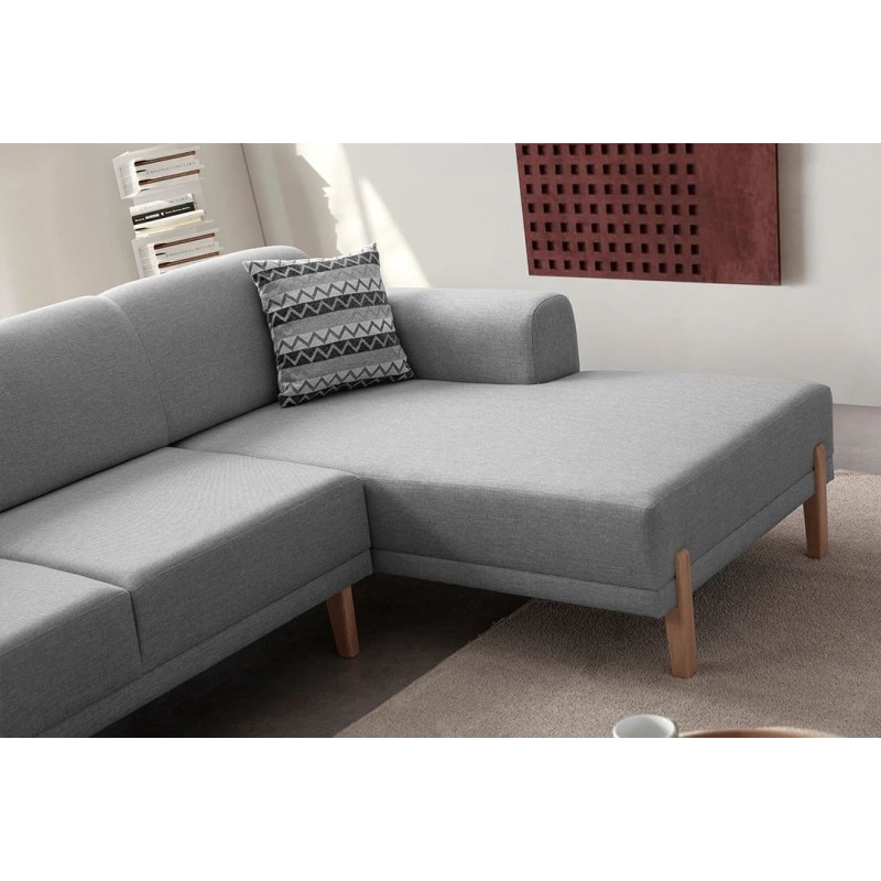 Corner Sofa-Bed Mocha Relax Right - Grey Grey