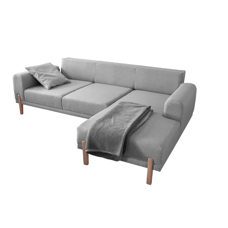 Corner Sofa-Bed Mocha Relax Right - Grey Grey