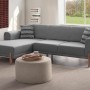 Corner Sofa-Bed Mocha Relax Left - Grey Grey
