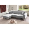 Corner Sofa-Bed Mocha Relax Left - Grey Grey
