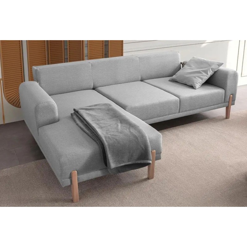 Corner Sofa-Bed Mocha Relax Left - Grey Grey