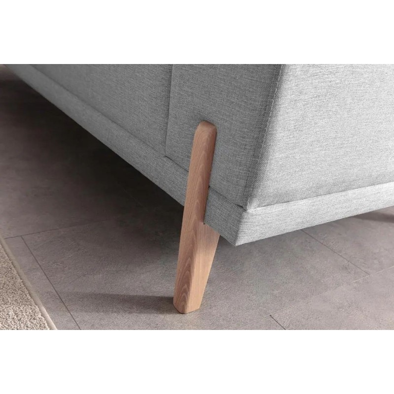 Corner Sofa-Bed Mocha Relax Left - Grey Grey