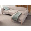 Corner Sofa-Bed Mocha Relax Right - Cream Cream