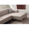 Corner Sofa-Bed Mocha Relax Right - Cream Cream
