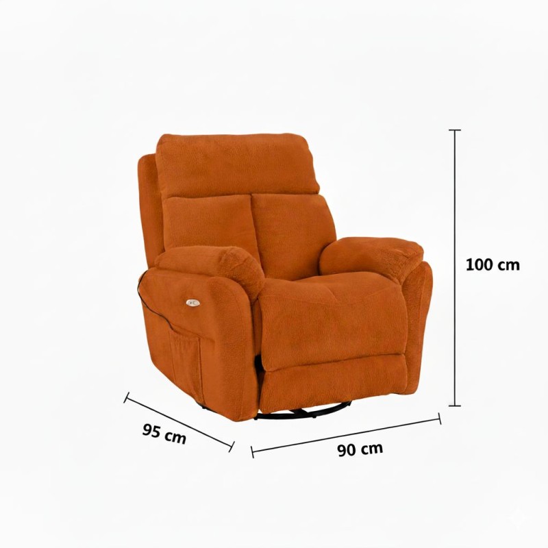 Recliner Comfera Electric - Tile Red Tile Red