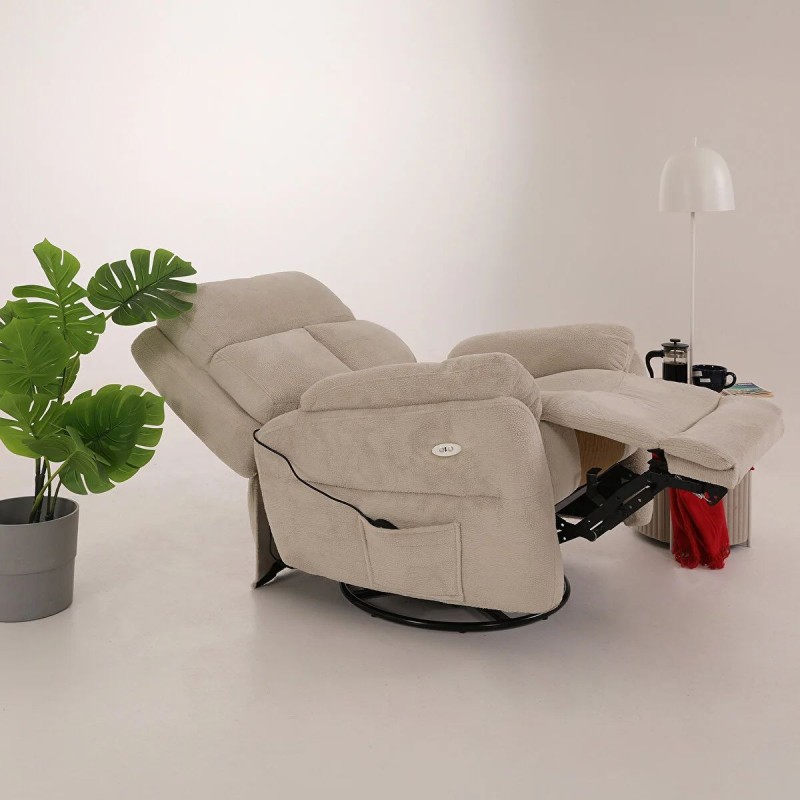Recliner Comfera Electric - Cream Cream