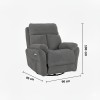 Recliner Comfera Electric - Cream Cream