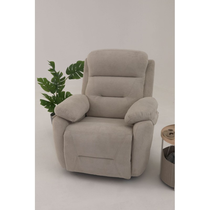 Recliner Comfort Electric - Cream Cream