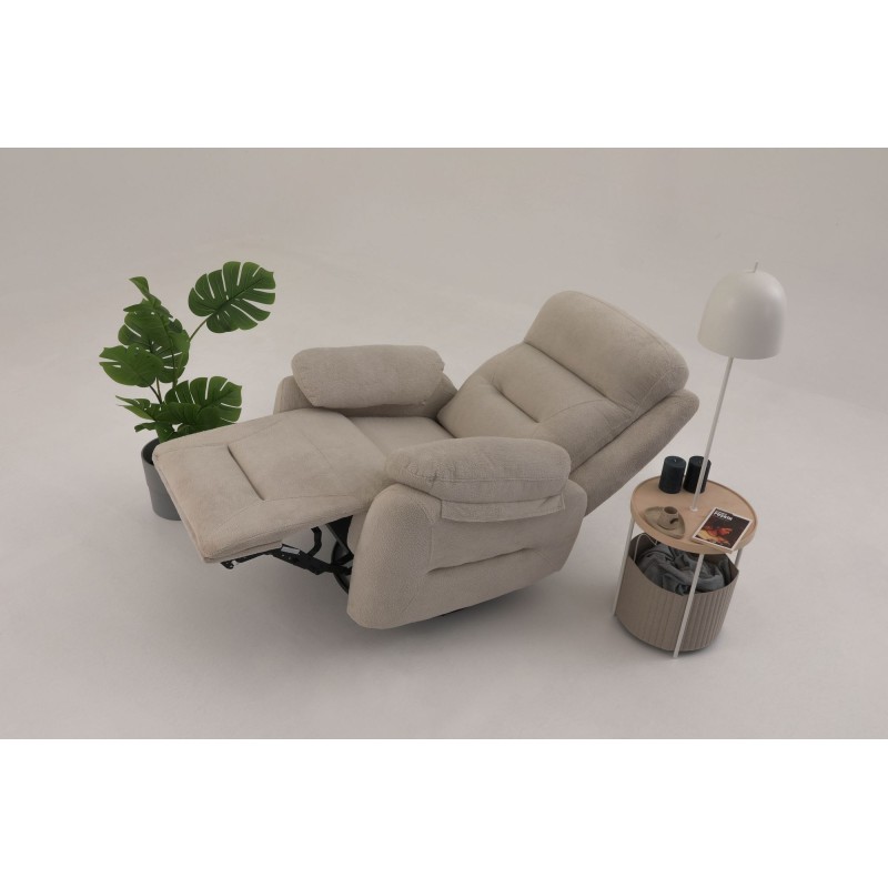 Recliner Comfort Electric - Cream Cream