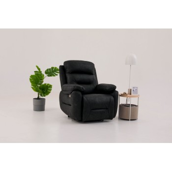 Recliner Comfort Electric - Black Black