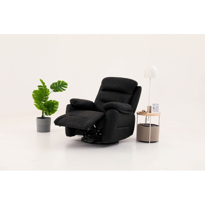 Recliner Comfort Electric - Black Black