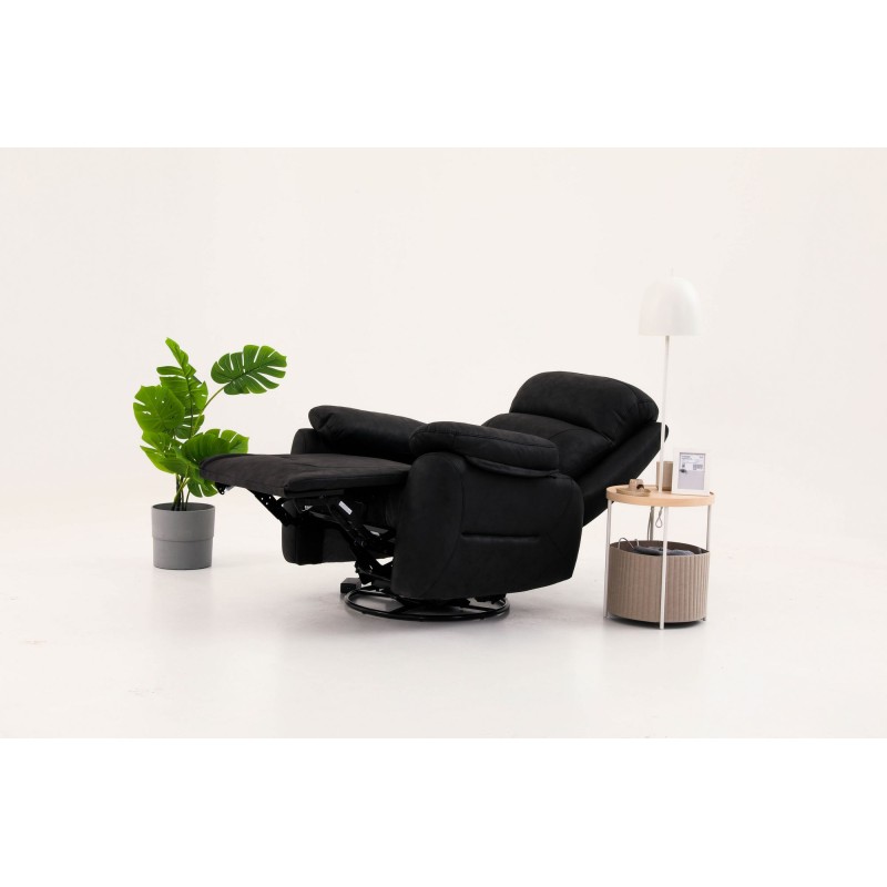 Recliner Comfort Electric - Black Black
