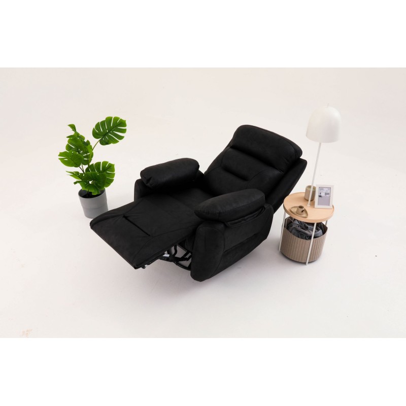 Recliner Comfort Electric - Black Black