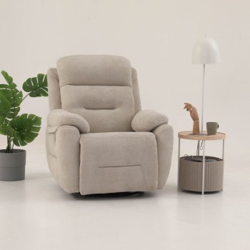 Recliner Comfort Manuel - Cream Cream