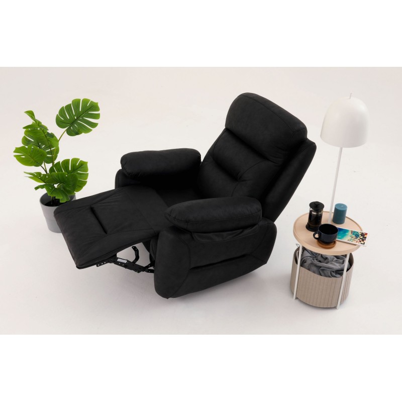 Recliner Comfort Manuel - Black Black