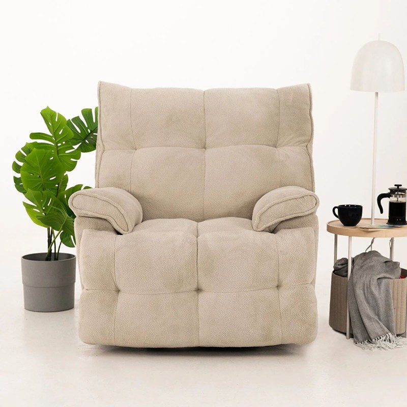 Recliner Soft Electric - Cream Cream