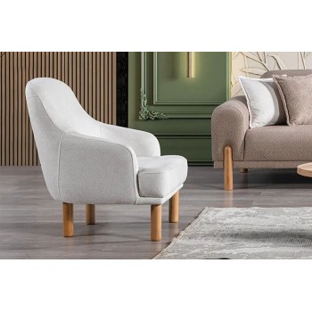 Wing Chair Class Bohem - Cream Cream