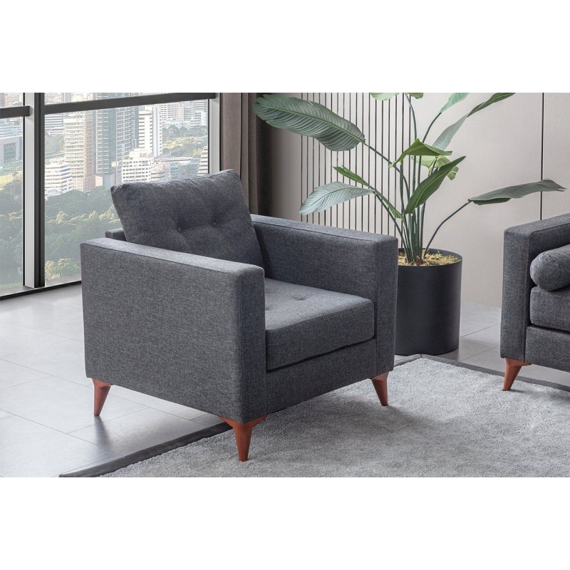 Wing Chair Kraft - Anthracite Anthracite