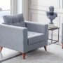 Wing Chair Kraft - Grey Grey