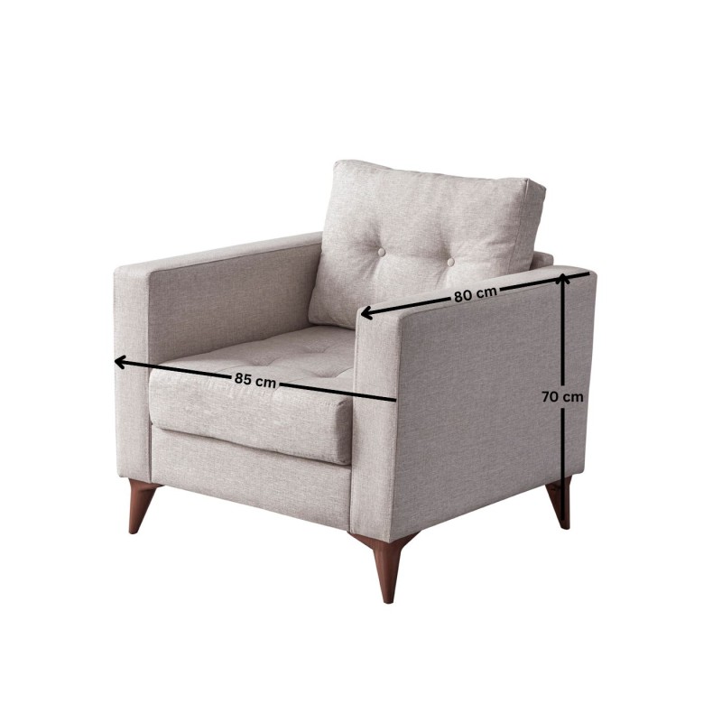 Wing Chair Kraft - Cream Cream