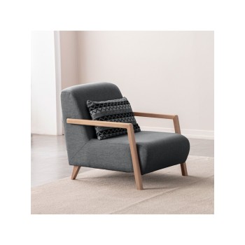 Wing Chair Latte - Anthracite Anthracite