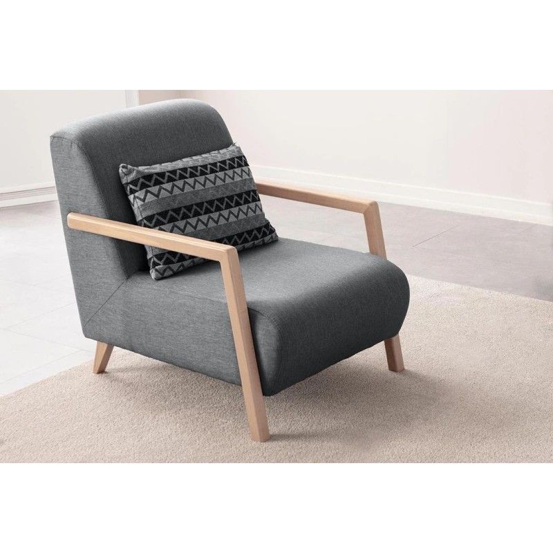 Wing Chair Latte - Anthracite Anthracite