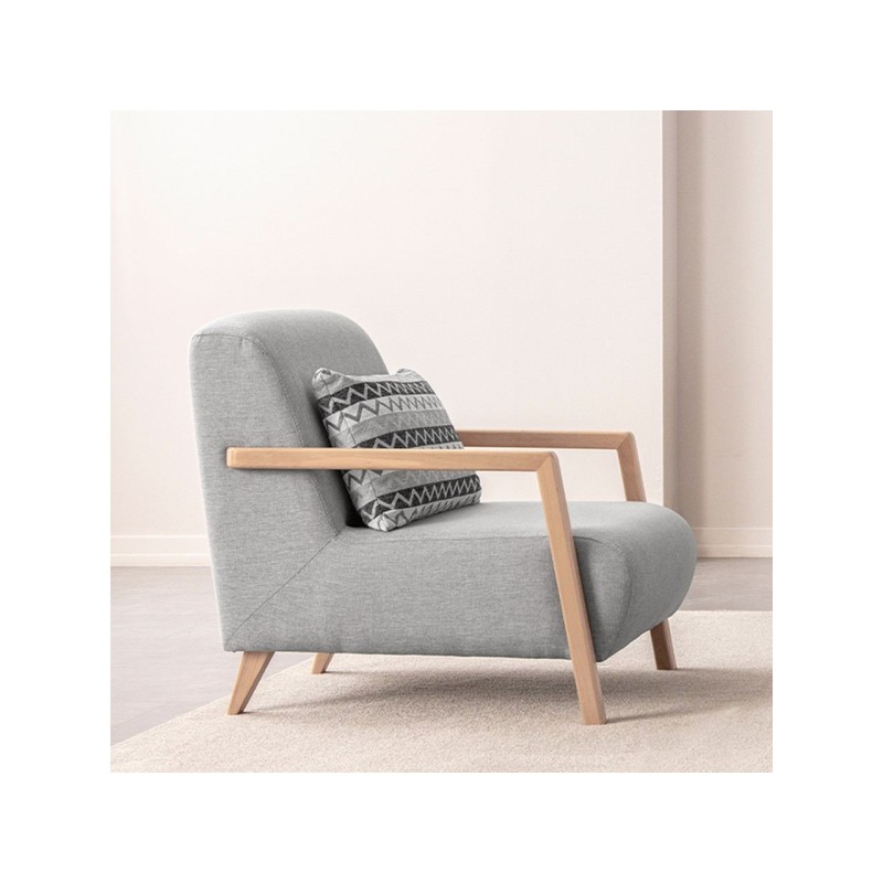 Wing Chair Latte - Grey Grey