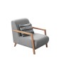 Wing Chair Latte - Grey Grey