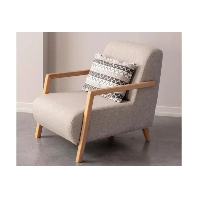 Wing Chair Latte - Cream Cream
