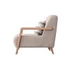 Wing Chair Latte - Cream Cream