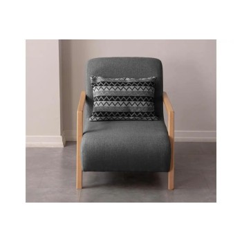 Wing Chair Mocha - Anthracite Anthracite