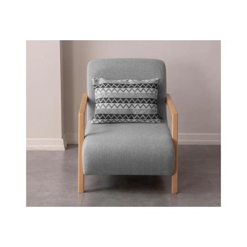 Wing Chair Mocha - Grey Grey