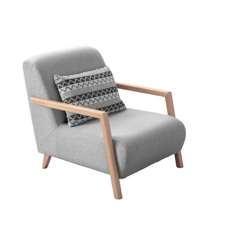 Wing Chair Mocha - Grey Grey